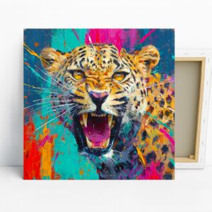 Leopard Roar Art