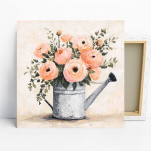Watering Can Bouquet Art