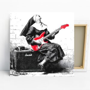 Rocking Nun Art