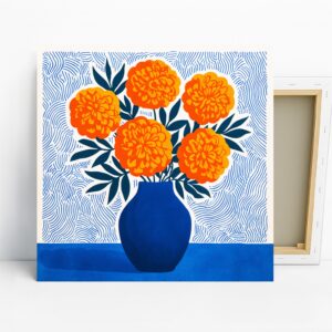 Marigold Bouquet Art