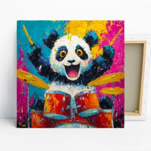 Panda Drummer Art
