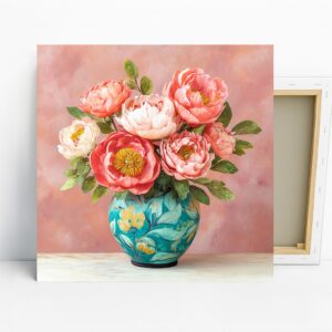 Peony Bouquet Art