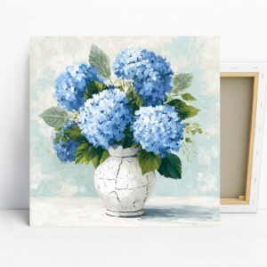 Blue Hydrangea Art