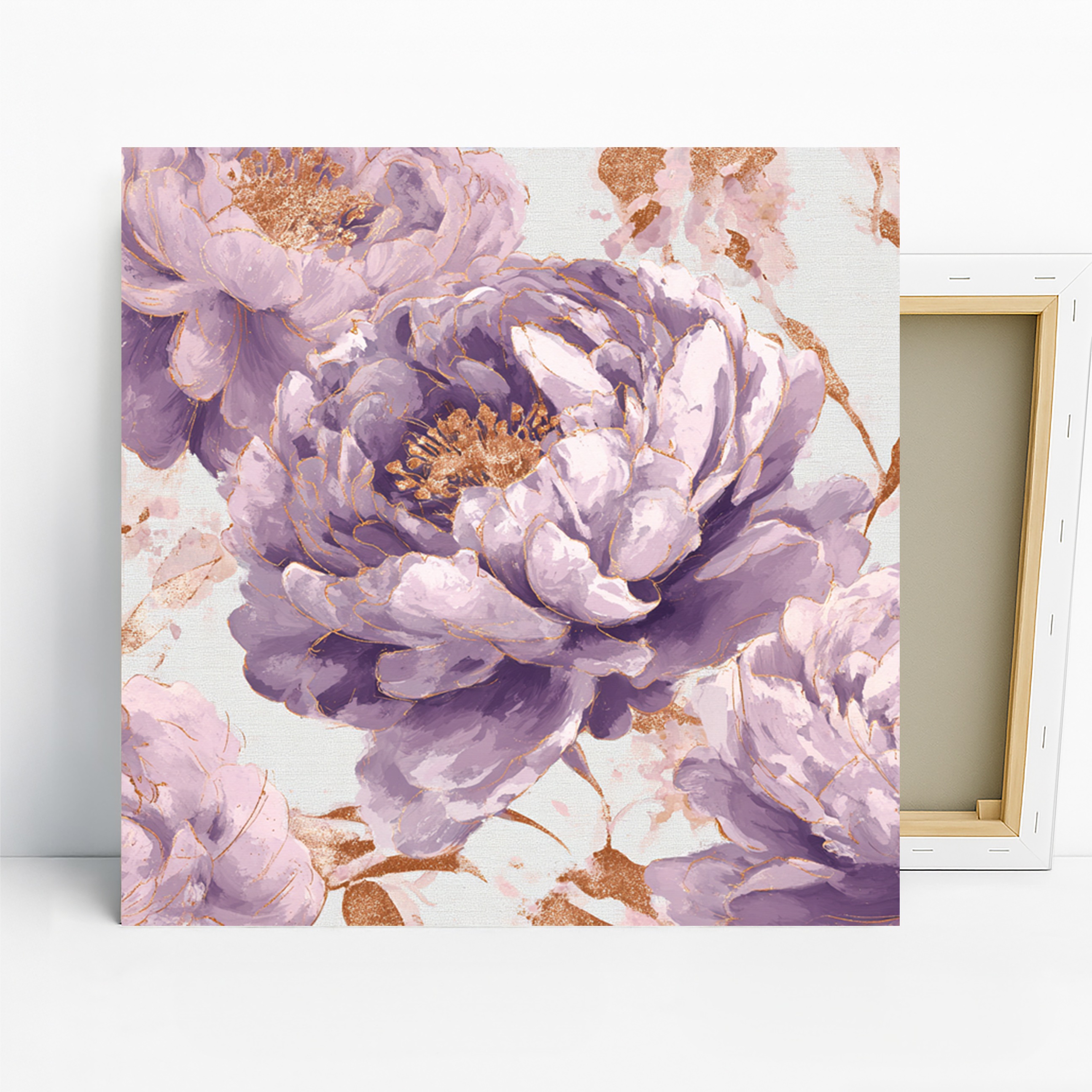 Lavender Peony Art
