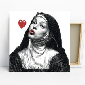 Cheeky Nun Art