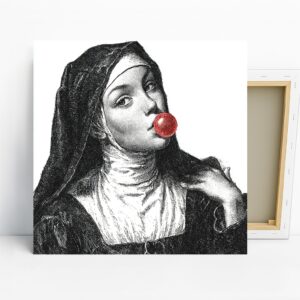 Nun Bubblegum Art