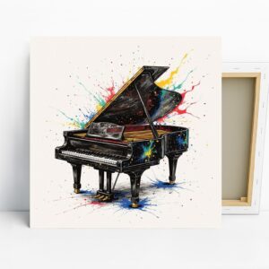 Colorful Piano Art