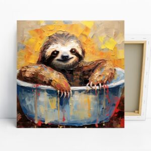 Sloth Bath Art