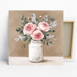 Rustic Rose Bouquet Art