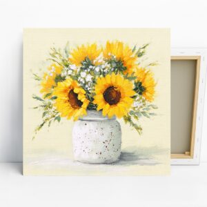 Sunflower Bouquet Art
