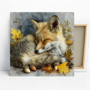 Sleeping Fox Art