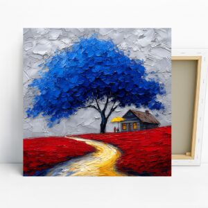 Blue Tree Art