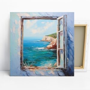 Coastal Window View Art
