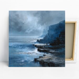 Stormy Coastal Cliffs Art
