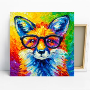 Colorful Fox Art