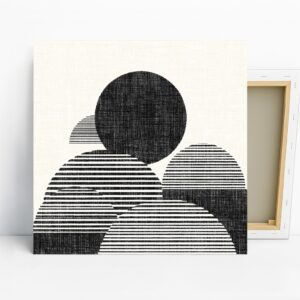 Geometric Sunrise Art