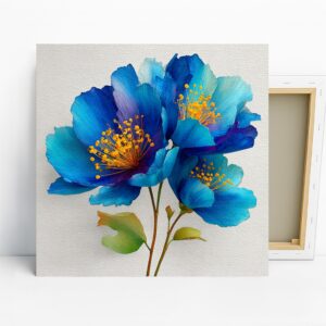 Blue Poppy Art