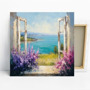 Open Window Ocean View Art