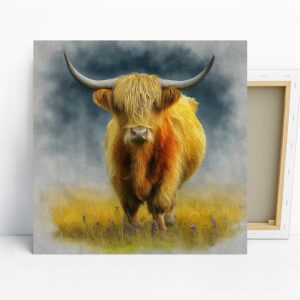 Highland Cow Art