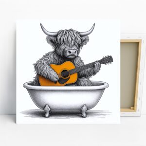 Highland Cow Art