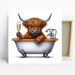 Highland Cow Art