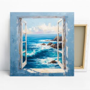 Ocean View Window Art