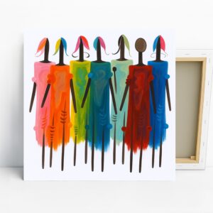 Colorful Figures Art