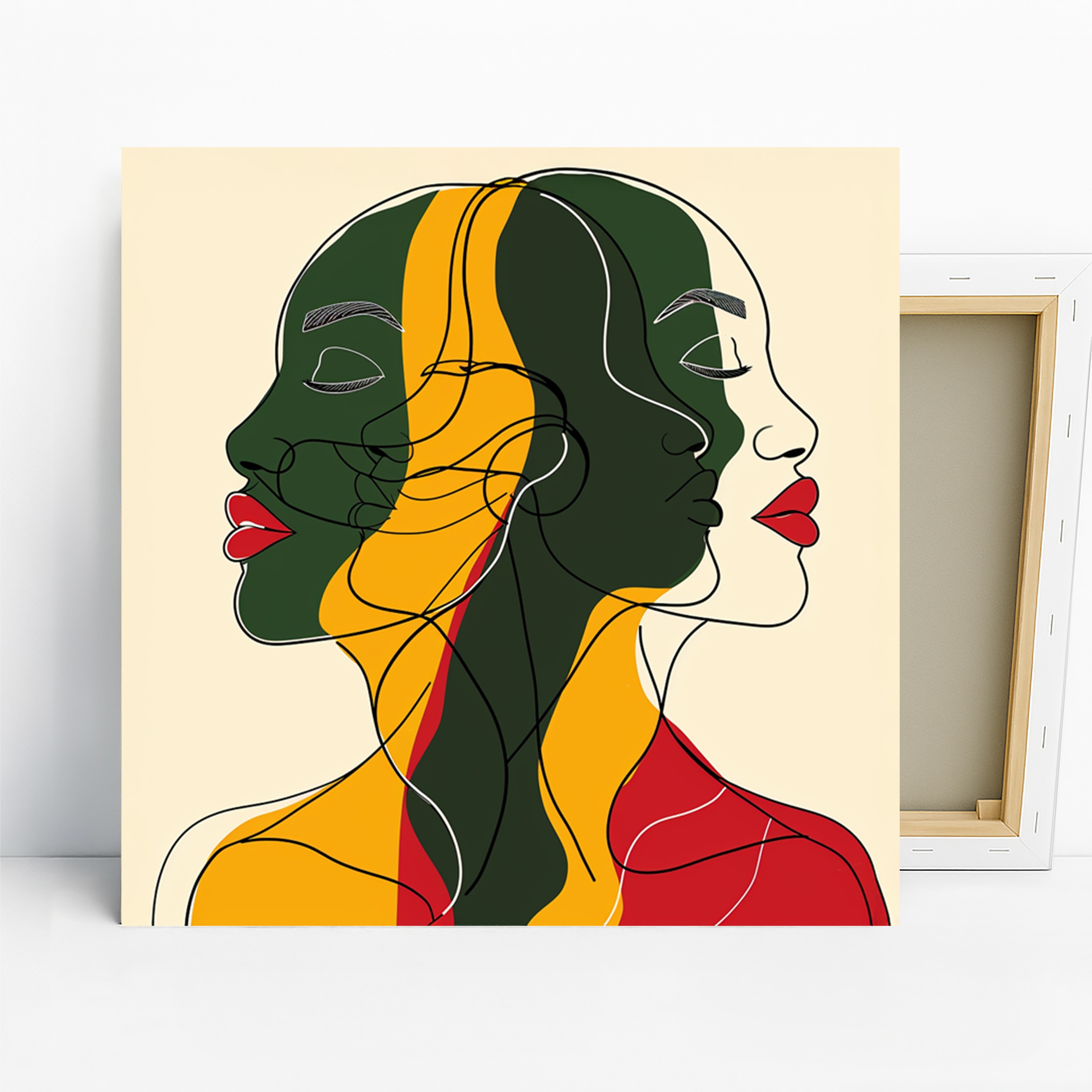 Vibrant Faces Art