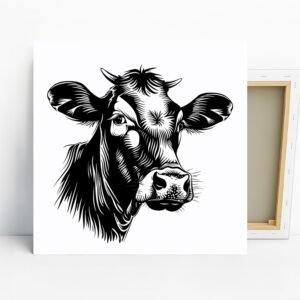 Cow Head Art
