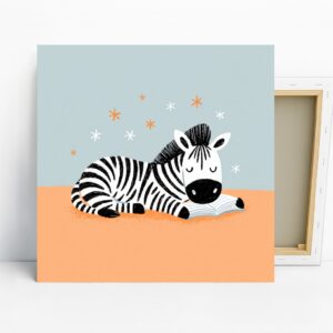 Zebra Reading Art
