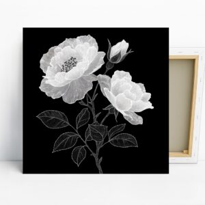 Elegant Rose Sketch Art