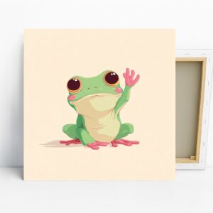 Waving Frog Art