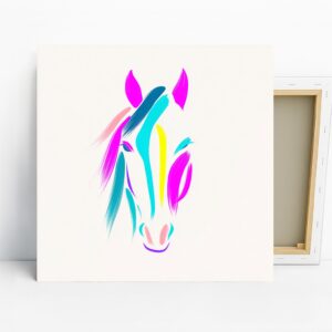 Colorful Horse Art