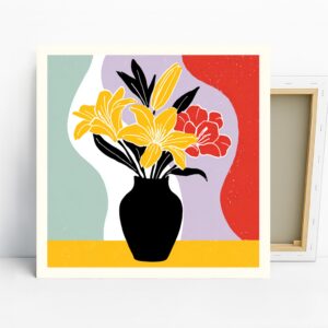 Vibrant Lily Bouquet Art
