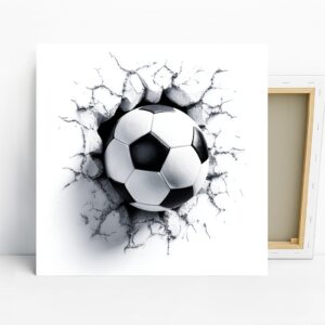 Soccer Ball Breakthrough Art