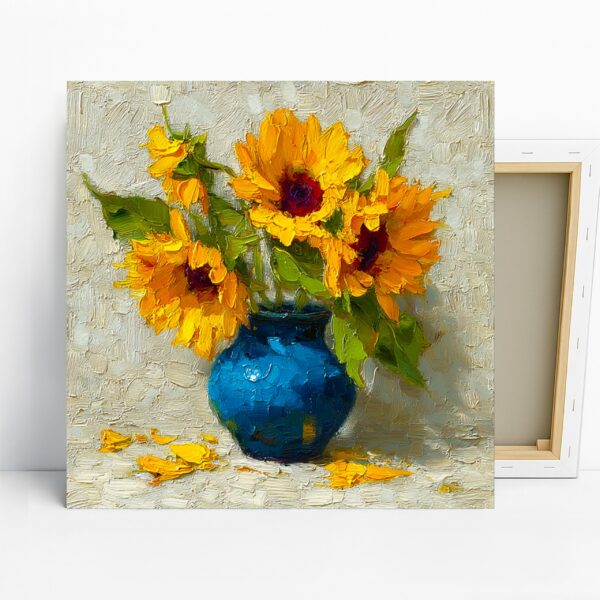 Sunflower Vase Art