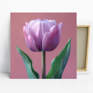 Purple Tulip Art