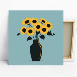 Sunflower Bouquet Art