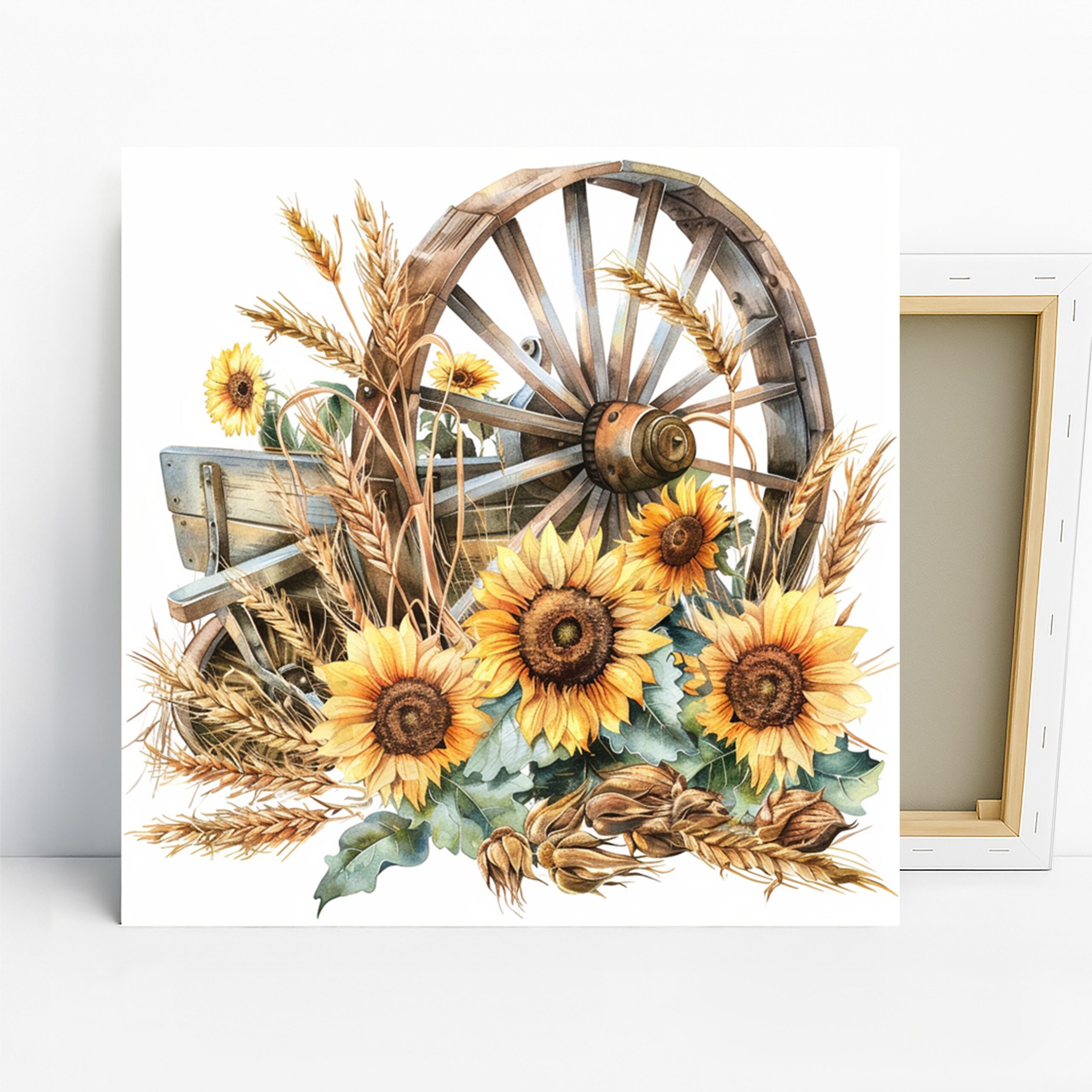 1.jpg Sunflower Wagon Art