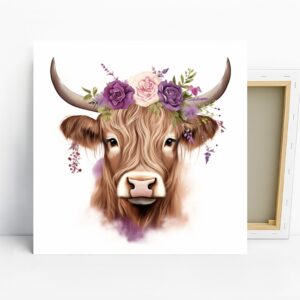 Highland Cow Art