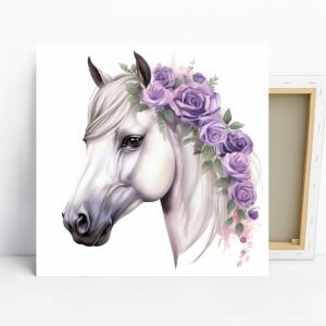 Horse Rose Art