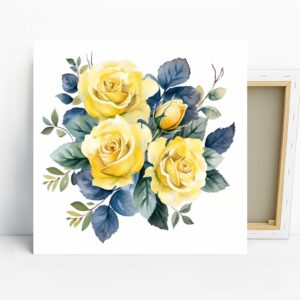 Yellow Rose Garden Art