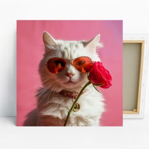 Cat Rose Art