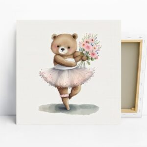 Ballerina Bear Art