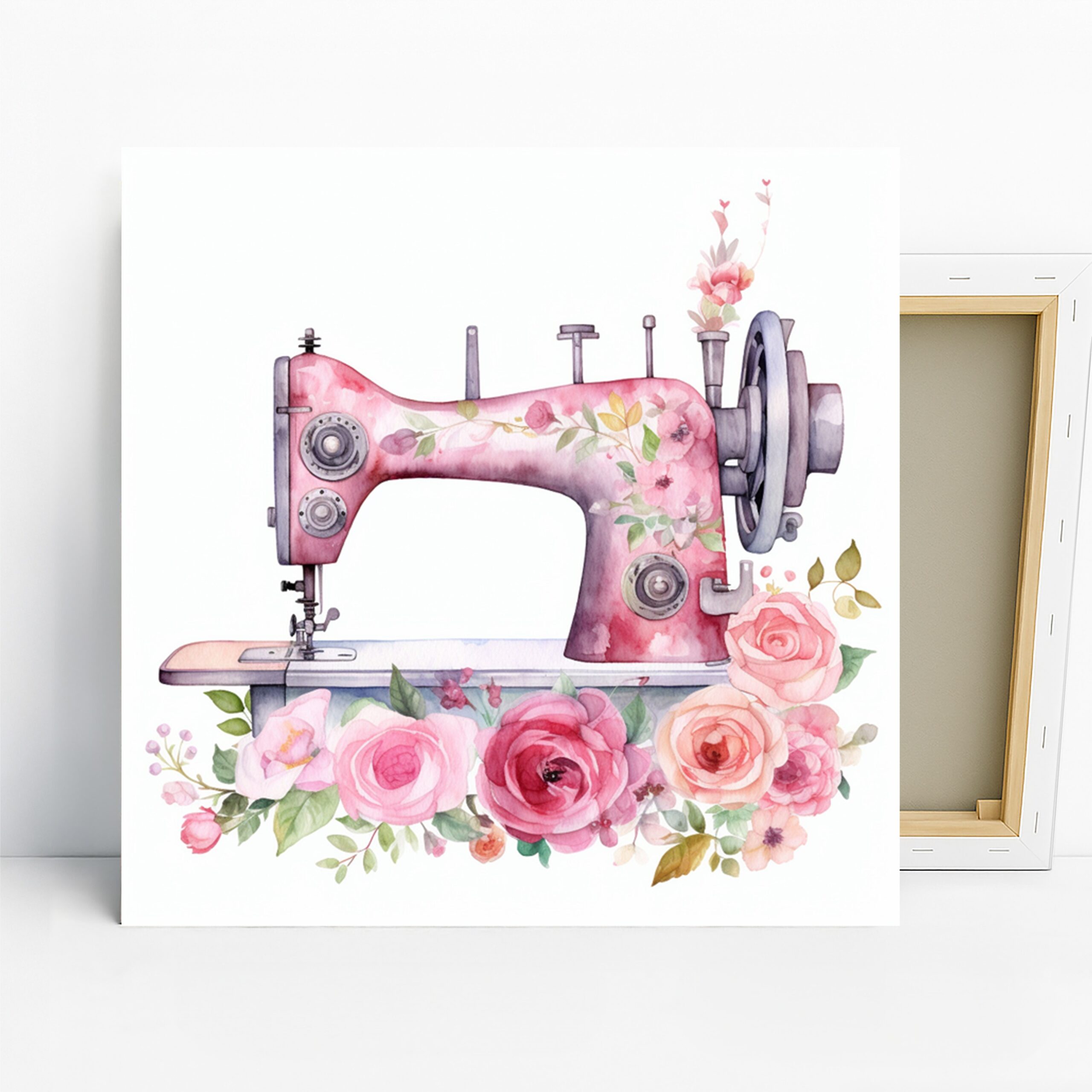 1.jpg Rose Sewing Machine Art