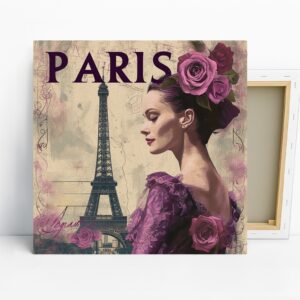 Parisian Romance Eiffel Tower Art