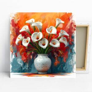 Calla Lily Vase Art