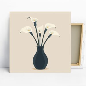 Calla Lily Vase Art