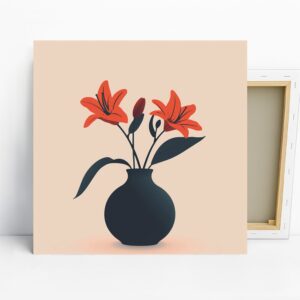 Lily Vase Art
