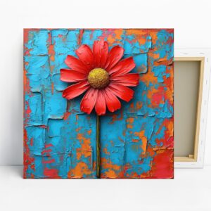 Red Daisy Art